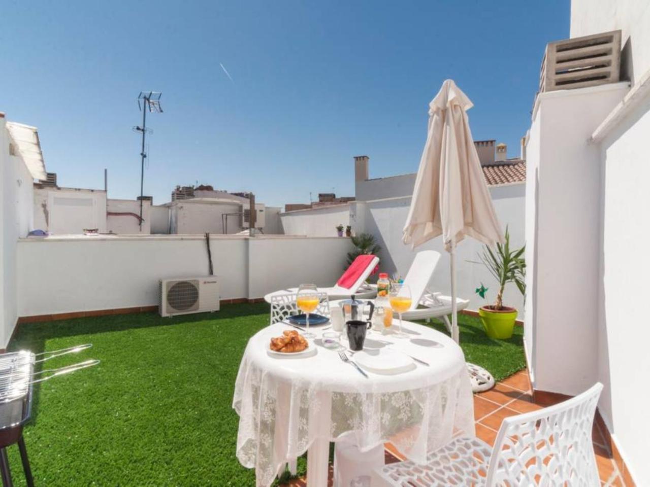 Atico Centro Historico A/C Bbq Wifi Apartment มาลากา ภายนอก รูปภาพ